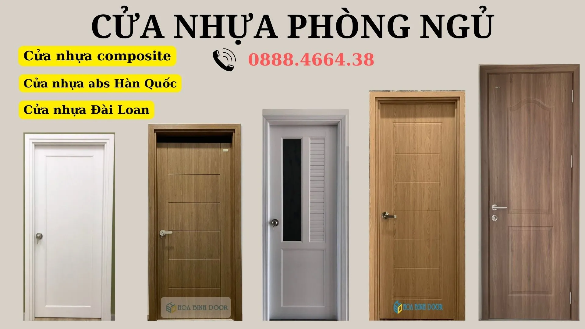 Giá cửa nhựa phòng ngủ tại Quận 8