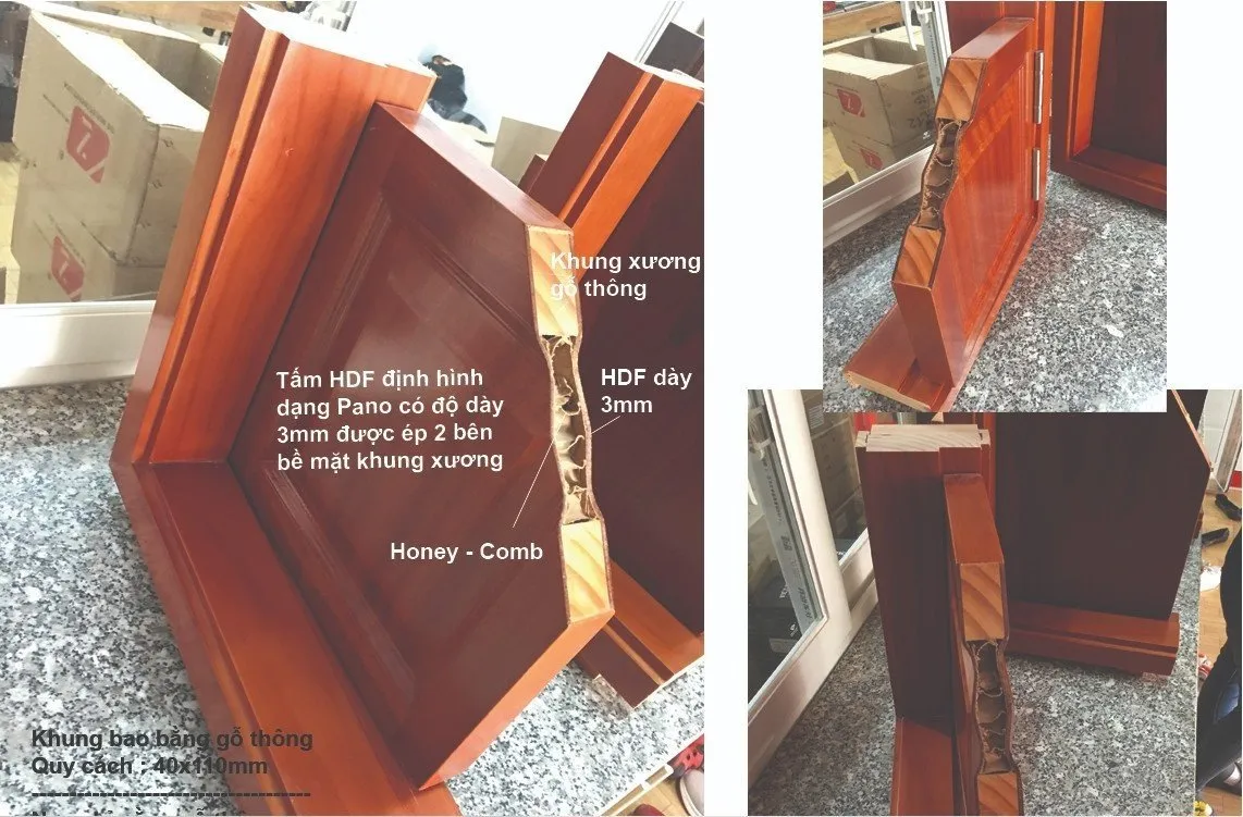 Giá cửa gỗ HDF tại Quận 5