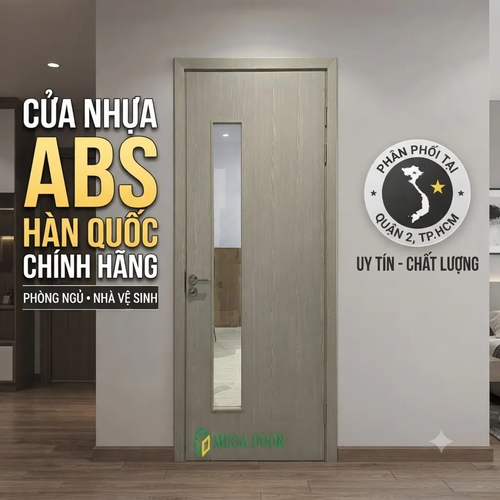 Cửa nhựa ABS Hàn Quốc chính hãng uy tín tại Quận 2, TP.HCM